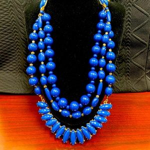 Blue & Gold Two-Style Necklace